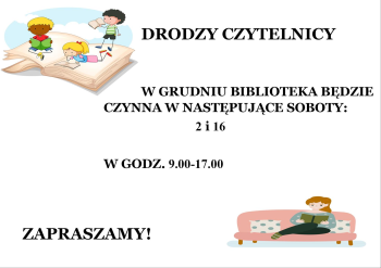 Biblioteka otwarta w soboty