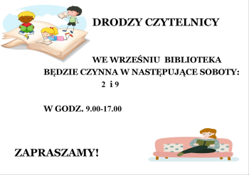 Biblioteka otwarta w soboty Biblioteka otwarta w soboty