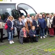 Seniorzy zwiedzają jedyne na świecie miejsce występowania krzemienia pasiastego - Sandomierz