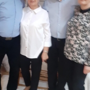 SENIORZY PRZY WIGILIJNYM STOLE